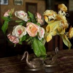 Lorrain Ville, kwiatki w salonie