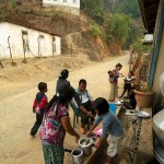 Lungbun, kolacyjka na zewnatrz